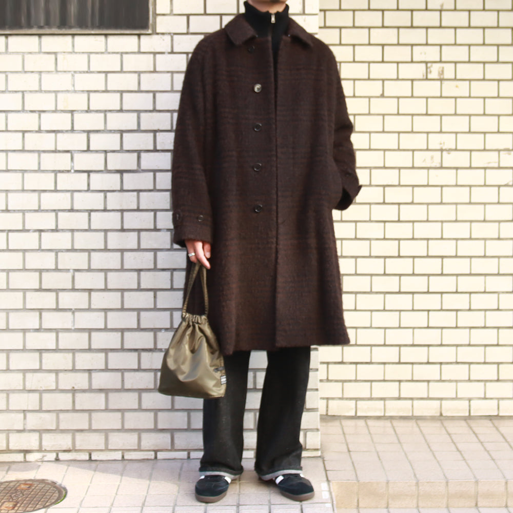MARKAWARE(マーカウェア) - ALPACA WALK ABOUT COAT SHAGGY PLAID – Area