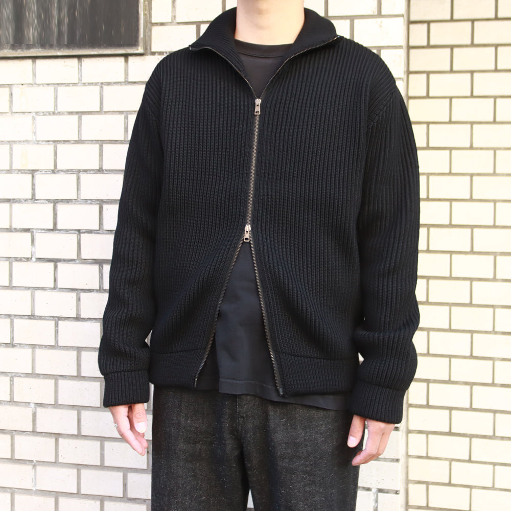INTERIM(インテリム) - HAND FRAMED DRIVERS ZIP KNIT – Area