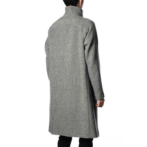 W/Ap/Heへリンボンツイード スタンドカラーコート - KAZUYUKI KUMAGAI