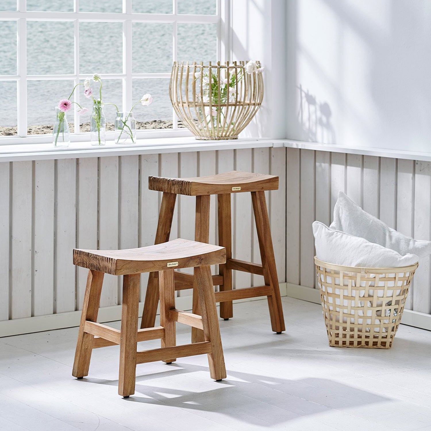 Charles Stool, Old Teak | Natural Furniture | Sika Design – ARIA