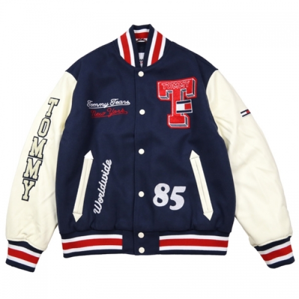 TJM COLLEGIATE LETTERMAN JACKET DM0DM14398 スタジアムジャケット