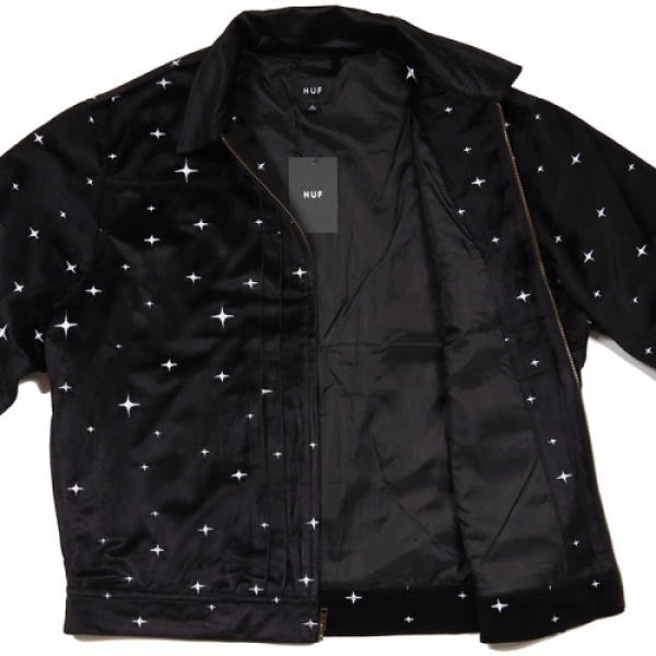GALAXY VELVET TRUCKER JACKET JK00416 ジャケット アウター|HUF