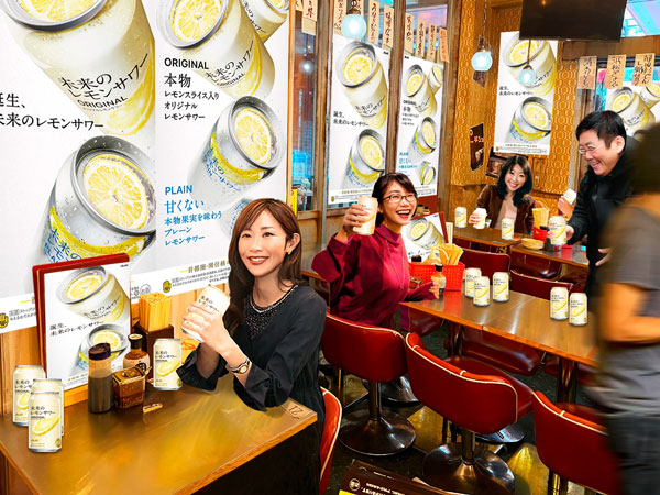 未来のレモンサワー』を五感で体感 6月3日から順次「渋谷PARCO」「b8ta