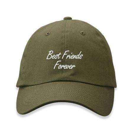 AOW-024｜コットンツイルローキャップ オリジナル刺繍 オリーブボディ