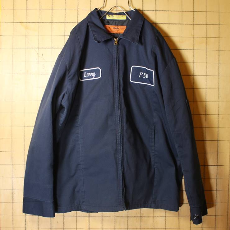 ciNTAS ワーク ジャケット キルティングライナー ブルゾン ワッペン