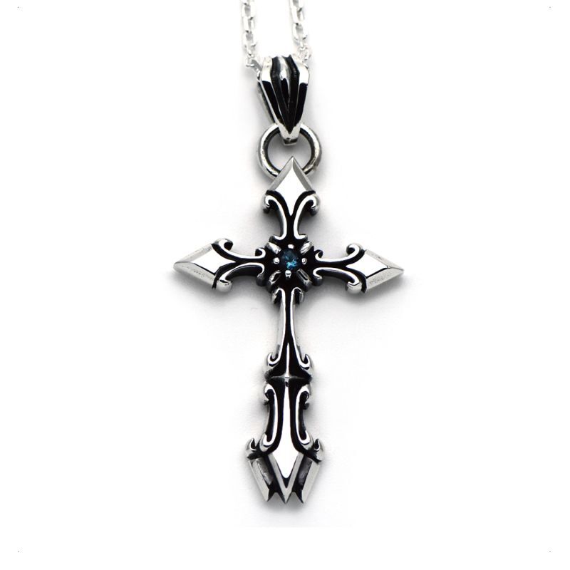 北欧神話 ユグドラシル シルバー925 クロス ペンダント ネックレス