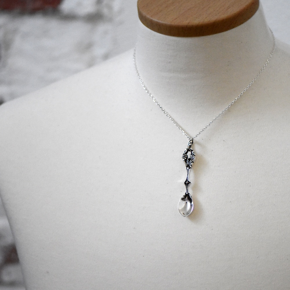 スプーン デザイン シルバー925 ペンダント ネックレス【cooldust