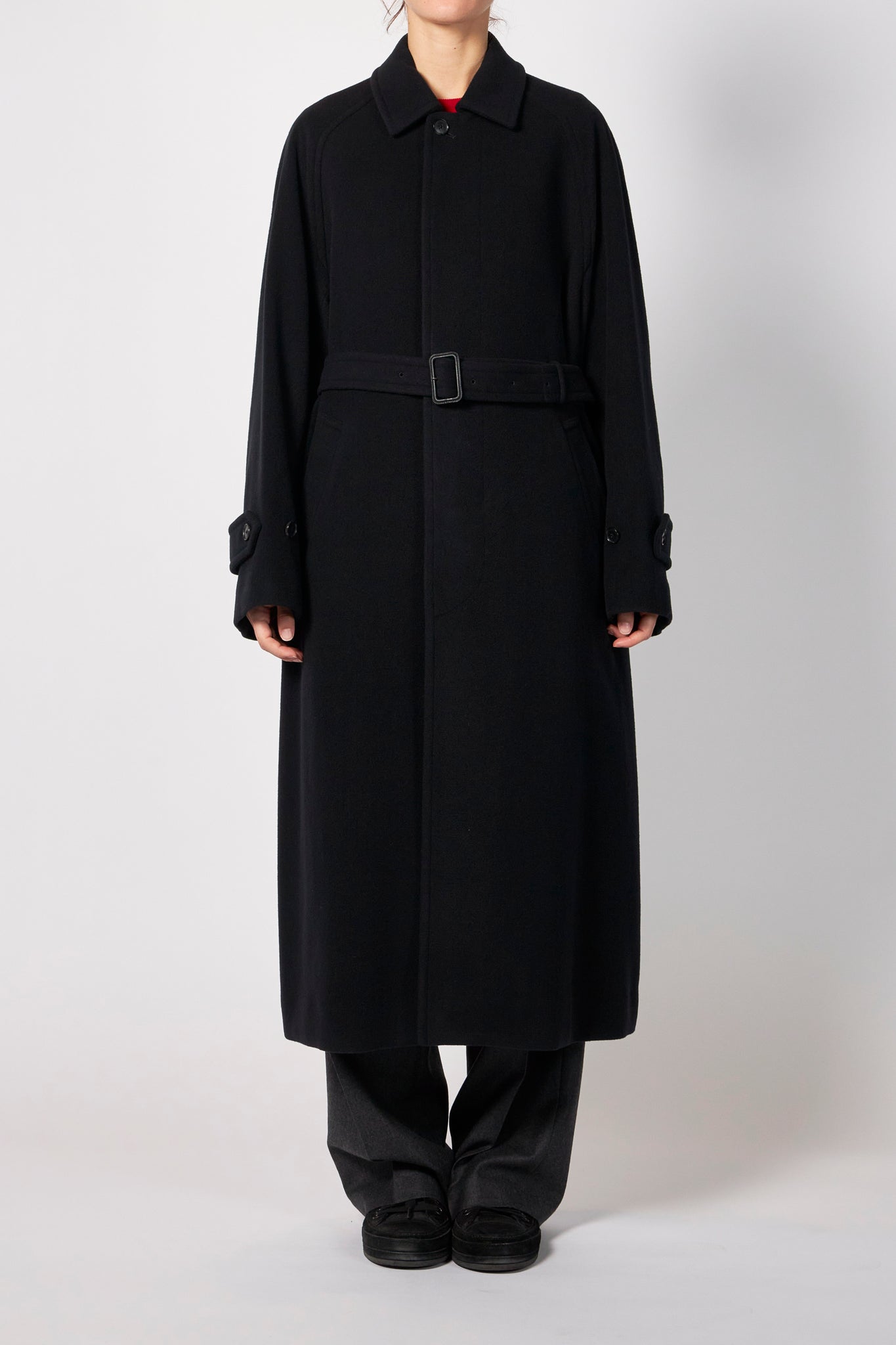 SUPER FINE WOOL MOSSER SOUTIEN COLLAR COAT – ATELIERMO