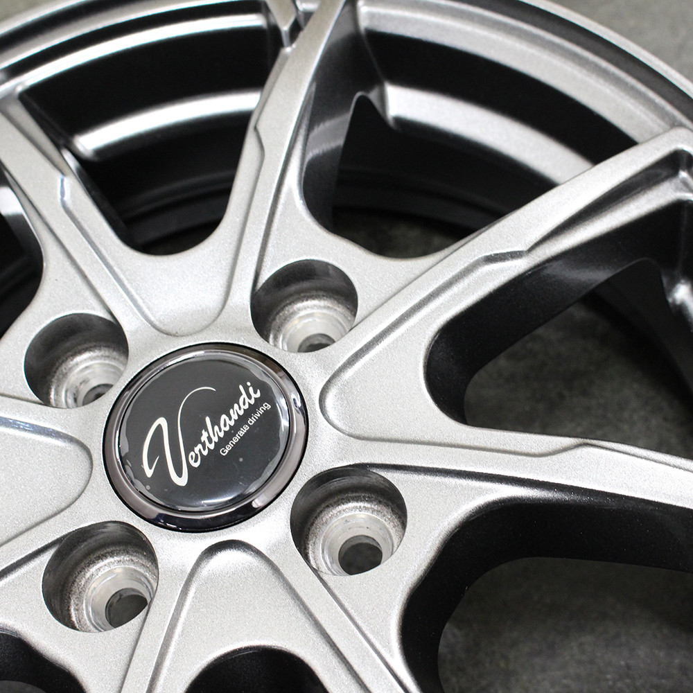 4枚セット】【中古】Verthandi PW-S8 14x4.5 45 100x4 MGRAY