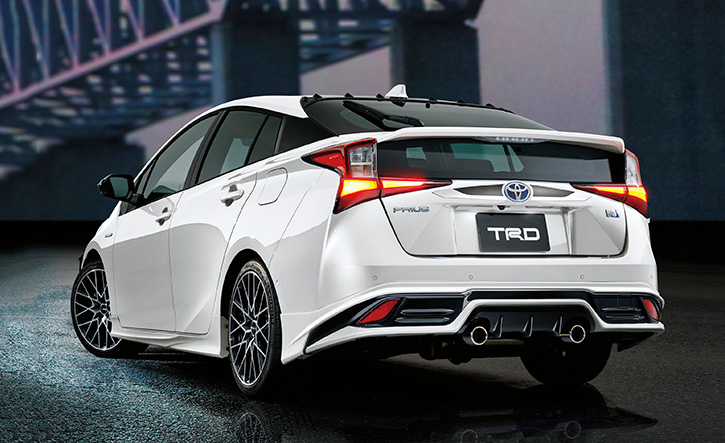 プリウス50系後期用GRリアハーフ(アグレッシブ) TRD(Aggressive Style