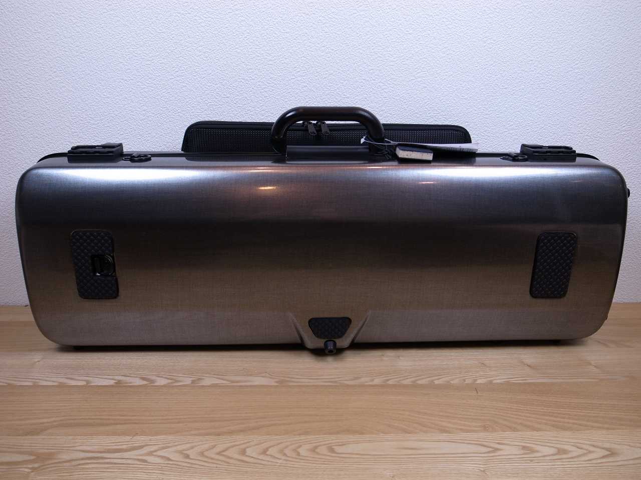 BAMハイテック・バイオリンケース（ツィード）大ポケット＋小物入れ