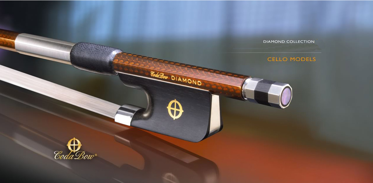 CODA BOW ダイヤモンドGX カーボンファイバ・チェロ弓4／4