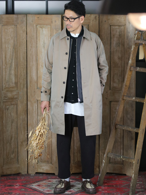 cabanaカバナ ケイト カシュクールジャケットコート ペイズリー柄