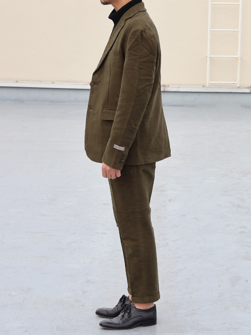 RE PRICE / 価格改定】イタリアBESTE社 モールスキン 2タックアンクル