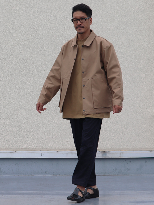 VENTILE®（ベンタイル）40/2耐水撥水ギャバ CPO コーチジャケット