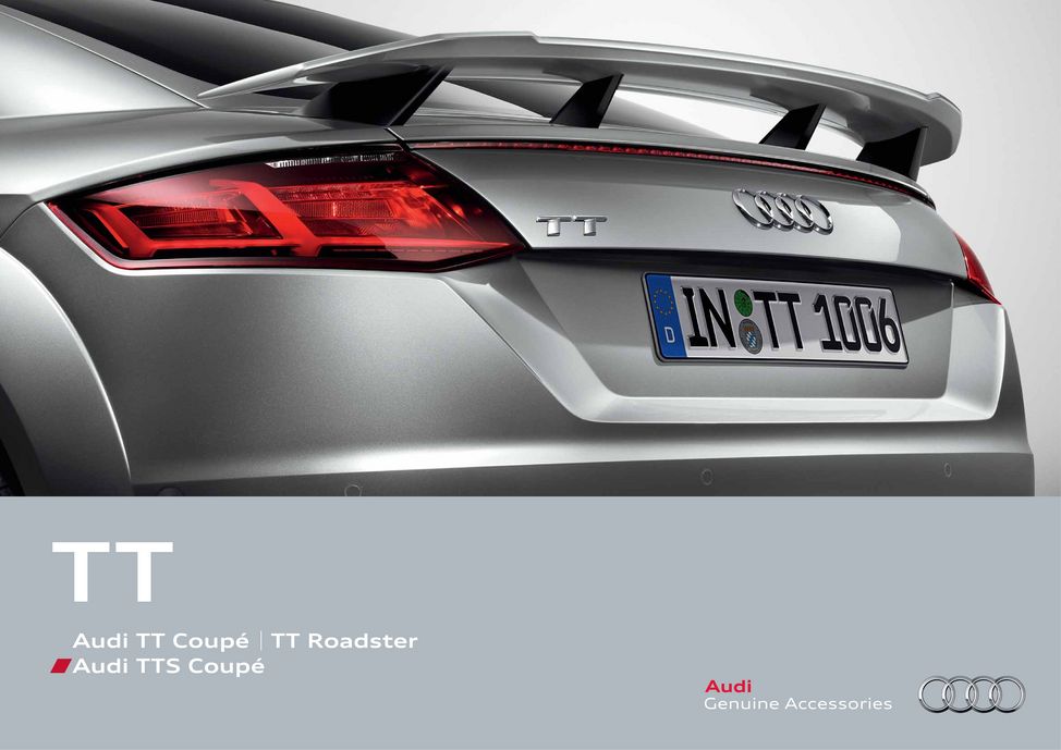 Audi TT純正アクセサリーカタログ