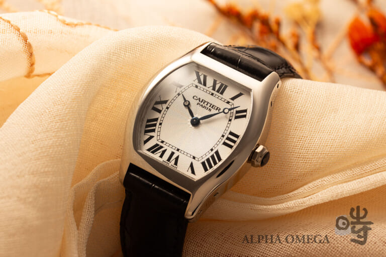 カルティエ CPCP トーチュ プラチナ(Pt) LM パリス文字盤 [W1532851