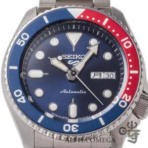 セイコー 5スポーツ 赤/青 ペプシ SBSA003 | アルファオメガ [ID h255]