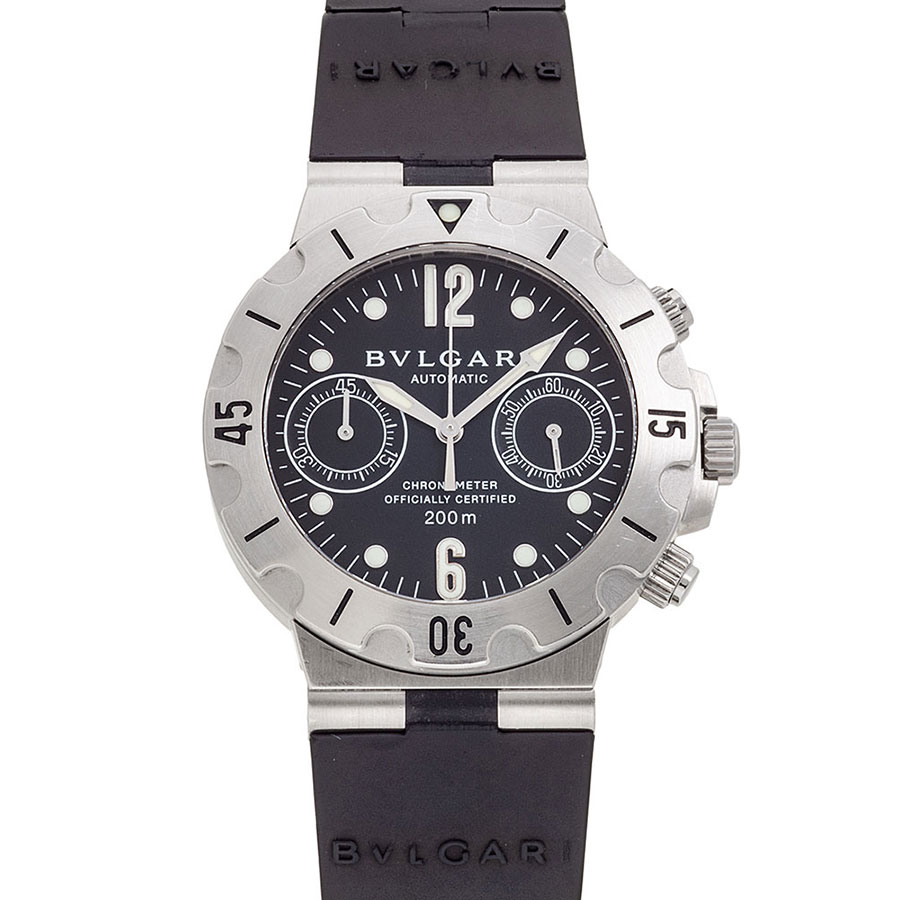 ブルガリ ディアゴノ スクーバ クロノグラフ SCB38S | アルファオメガ