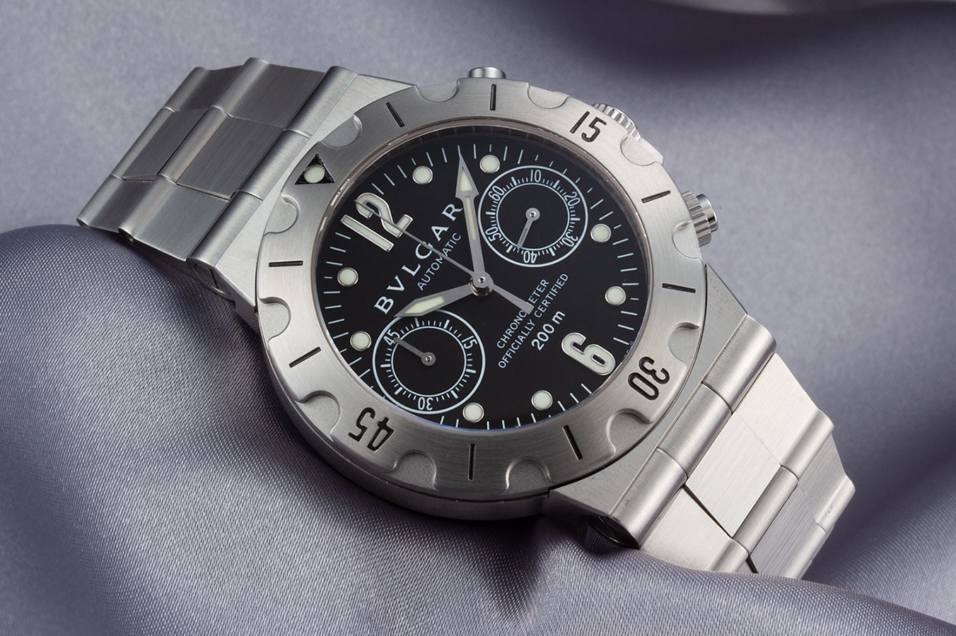 ブルガリ ディアゴノ スクーバ クロノグラフ SC38S | アルファオメガ