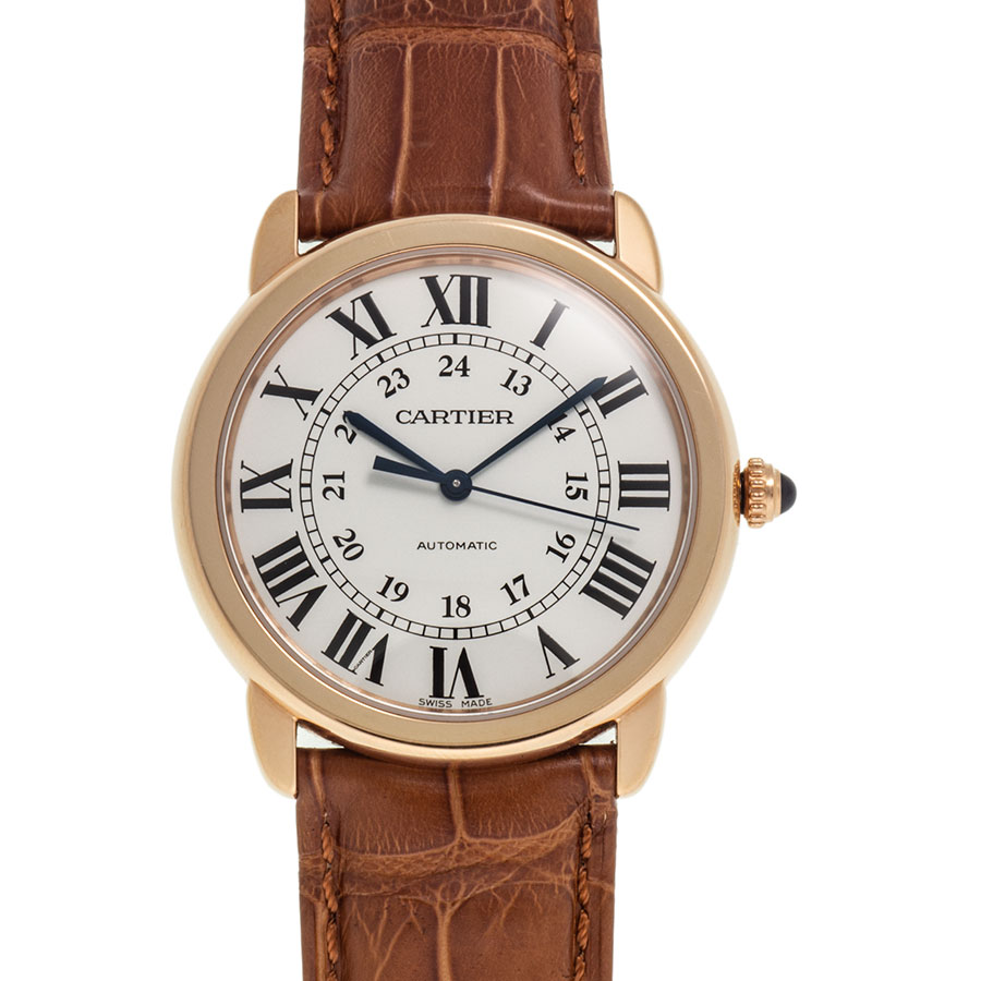 カルティエ ロンドソロ ドゥ カルティエ Ref.W2RN0008 コンビ(PG/SS