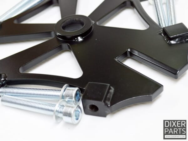 ZX-6R (03-04)用 DIXER PARTS トリプルキャリパーブラケット｜AxxL