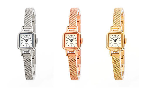 Rosemont SWISS【正規輸入品】ロゼモン スクウェア ピンクゴールド RS5