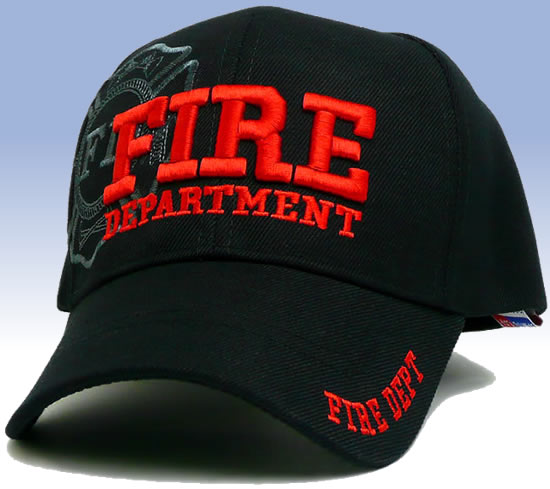 刺繍入り デザインキャップ [FIRE DEPARTMENT]