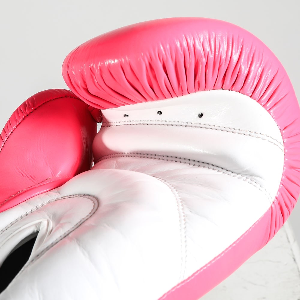 スパーリンググローブ W 8OZ ピンク×ホワイト KG1028PIWH