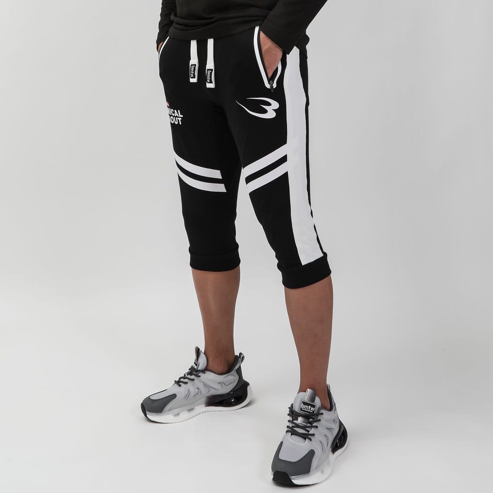bmtw GYMウェア トレーニング ミドルパンツ M ブラック
