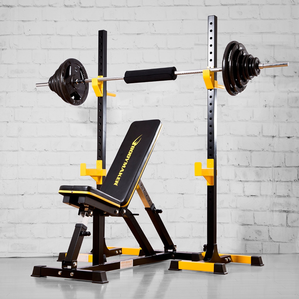 マルチラックセット ラバーバーベルセット TM085SET｜BODYMAKER