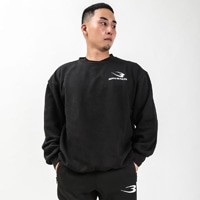 スウェット裏起毛トレーナー 1999ロゴ M ブラック MS225MBK