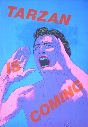 横尾忠則 シルクスクリーンポスター「TARZAN」 / 横尾忠則 | 小宮山