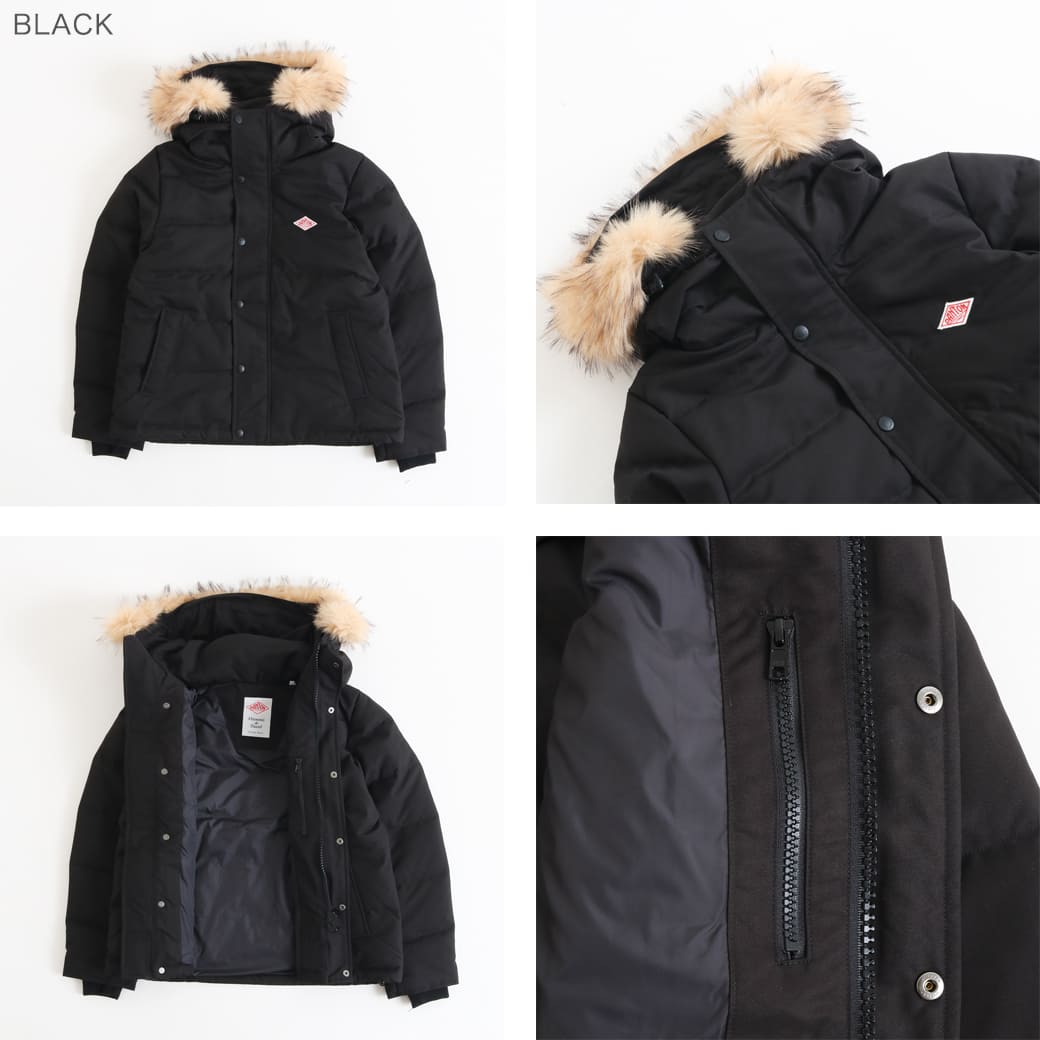 DANTON ダントン フェイク ファー フード ダウン ジャケット｜BORN