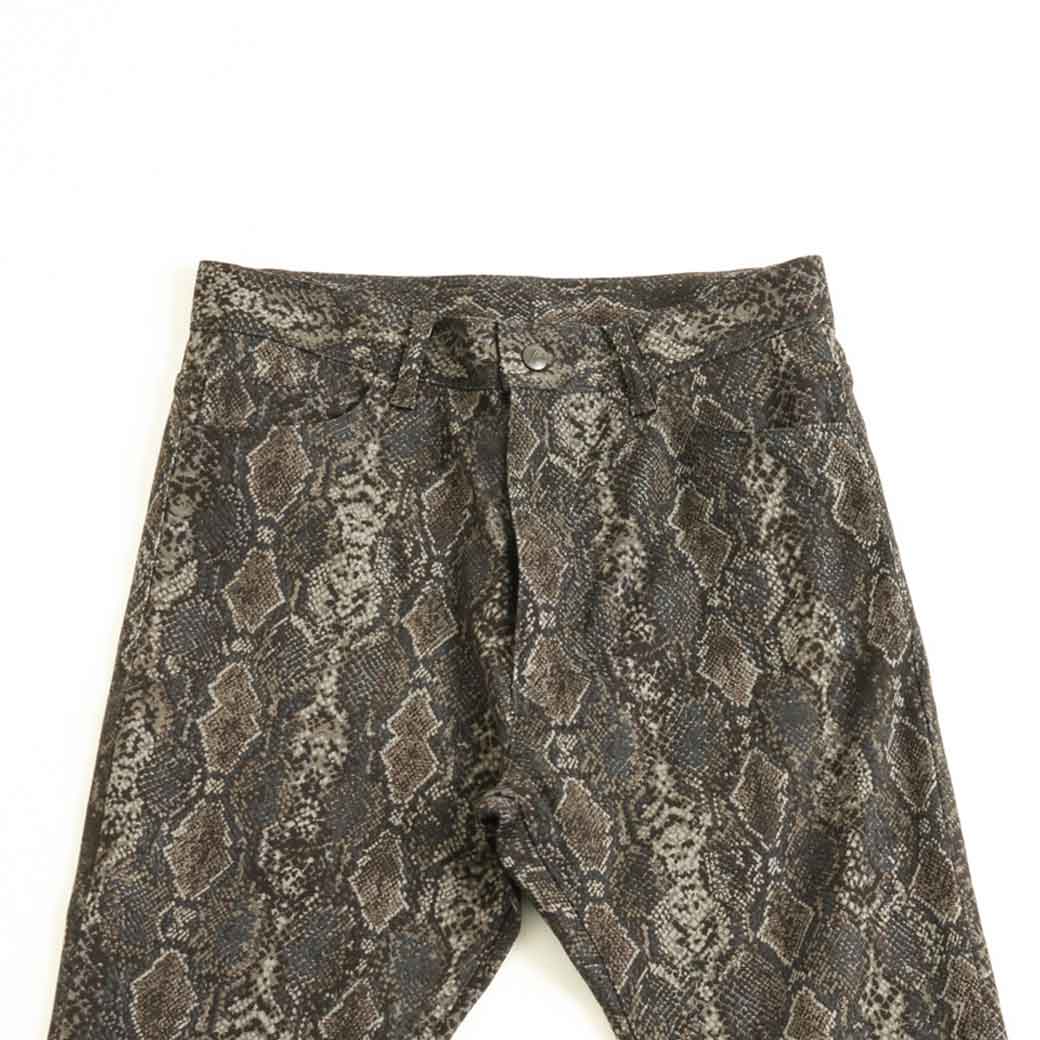 NEEDLES ニードルス スキニージーンズパイソンパンツ｜BORN FREE