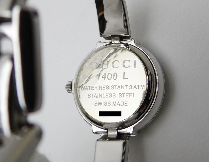GUCCI グッチ 1400L クオーツ レディース時計 バングルウォッチ SS