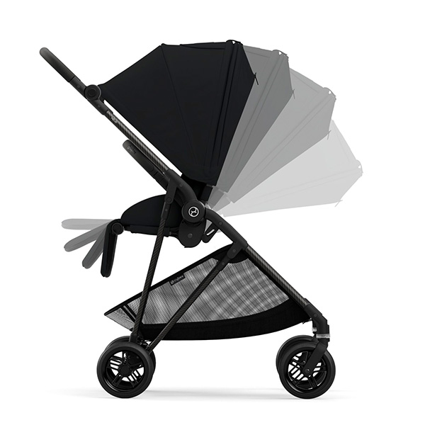 2024年最新モデル】サイベックス メリオ マジックブラック ベビーカー