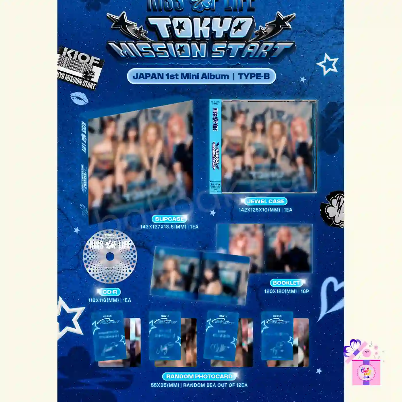 KISS OF LIFE – TOKYO MISSION START (Limited Edition) + POB [Japan