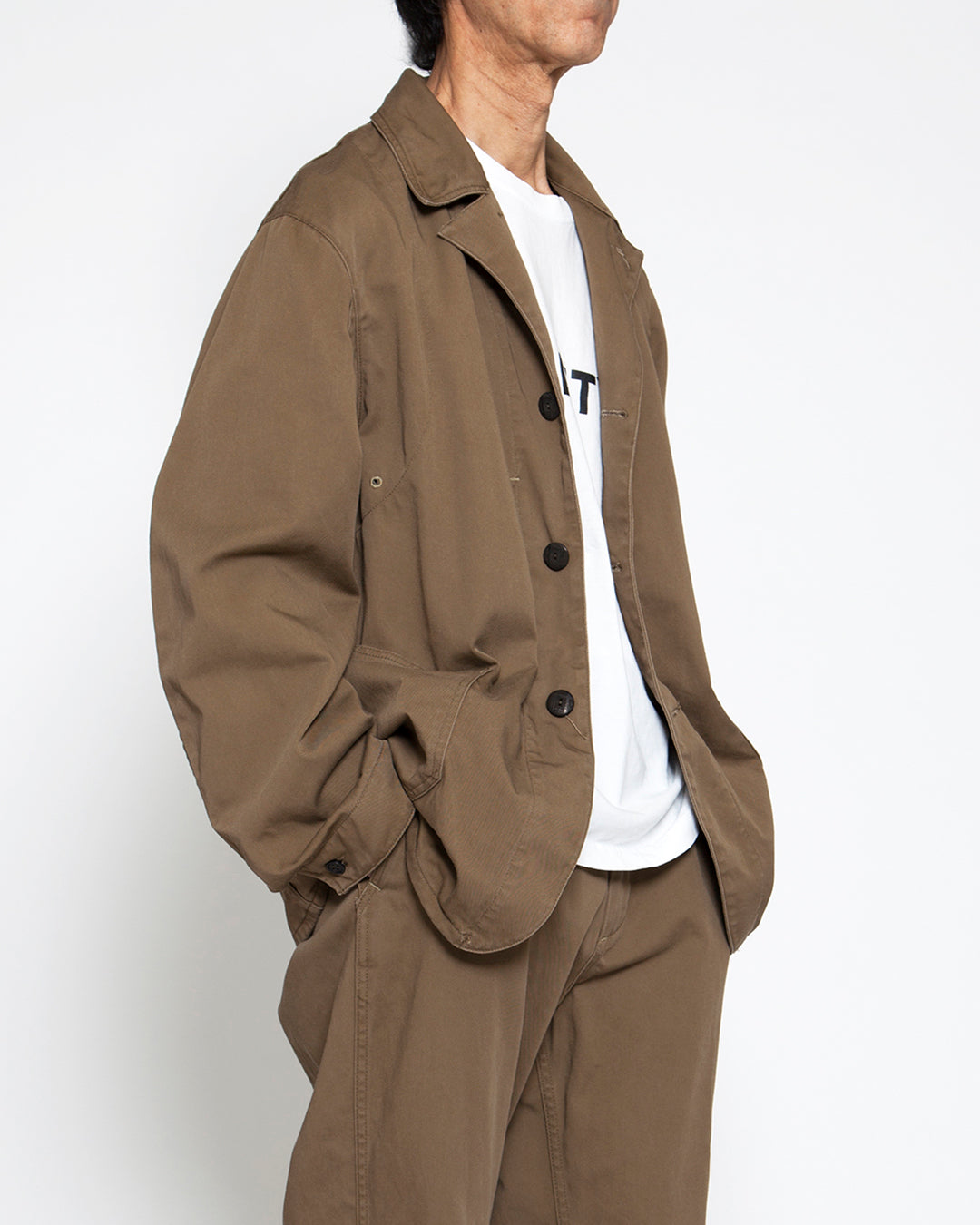 CJ002・UTILITY WORK COAT / Dark Khaki – THE CORONA UTILITY