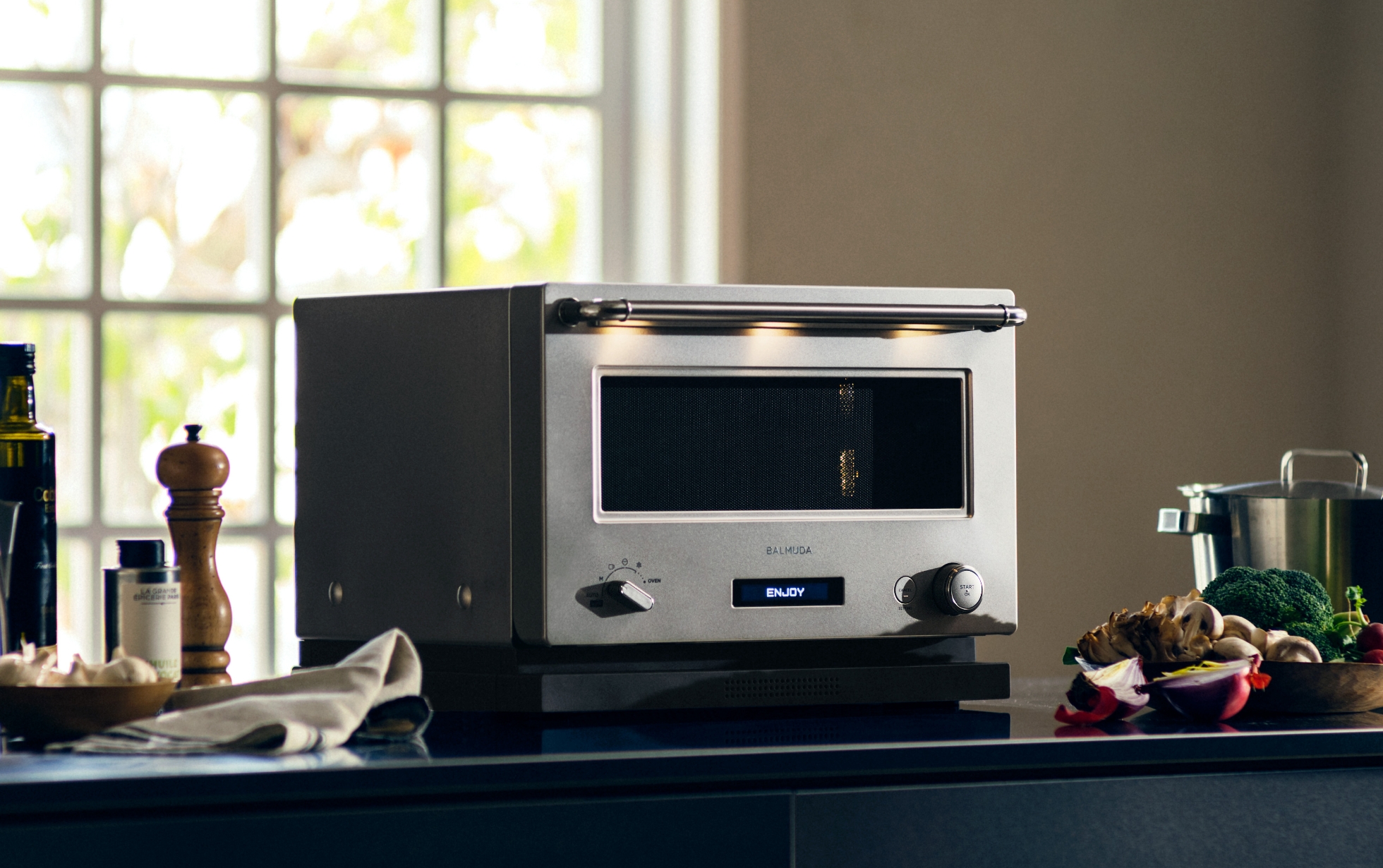 2021年製 BALMUDA K04A-BK BLACK オーブンレンジ 【公式通販】
