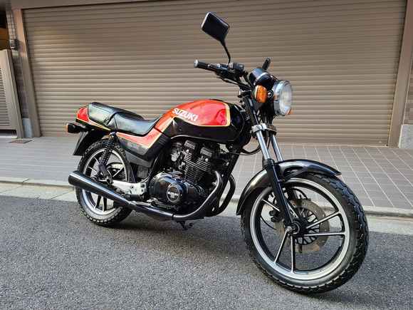 GSX250E ゴキ 黒/赤 旧車バイク・絶版車バイク BANBAN車輌館