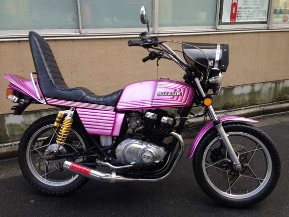 GSX250E ザリ ギラギラ☆ピンク 旧車バイク・絶版車バイク BANBAN車輌館