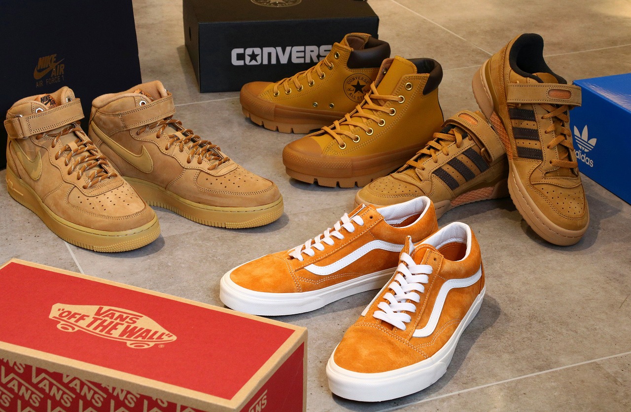 スニーカーの最新トレンド「ウィートカラー」って知ってますか！？