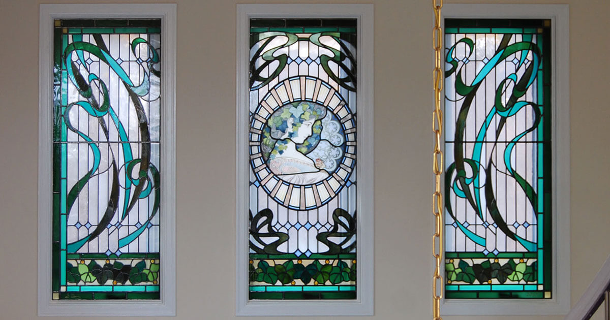 個人邸宅 アール・ヌーボー、ヴィクトリアデザイン | ステンドグラス