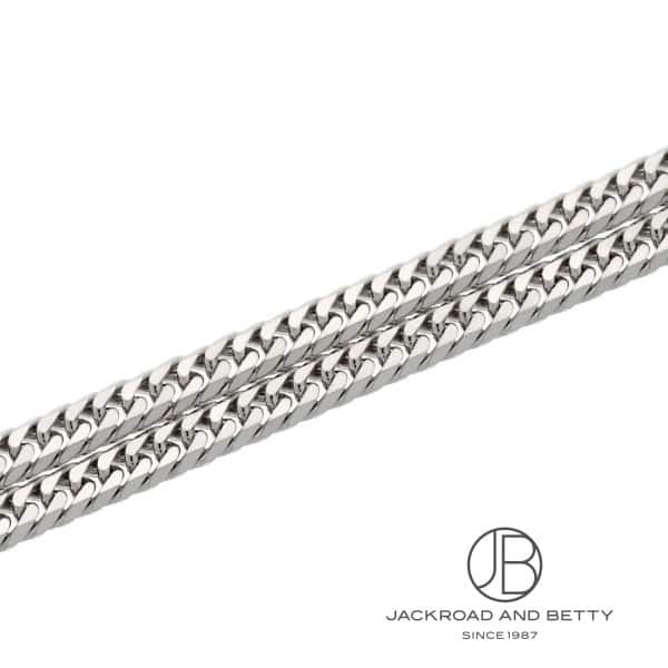 PT850 6面 ダブル 20g 50cm ネックレス プラチナ 造幣局刻印有り