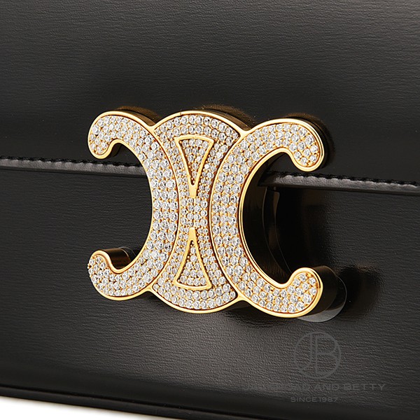 トリオンフ クロード ストラスクロージャ― ショルダーバッグ ブラック