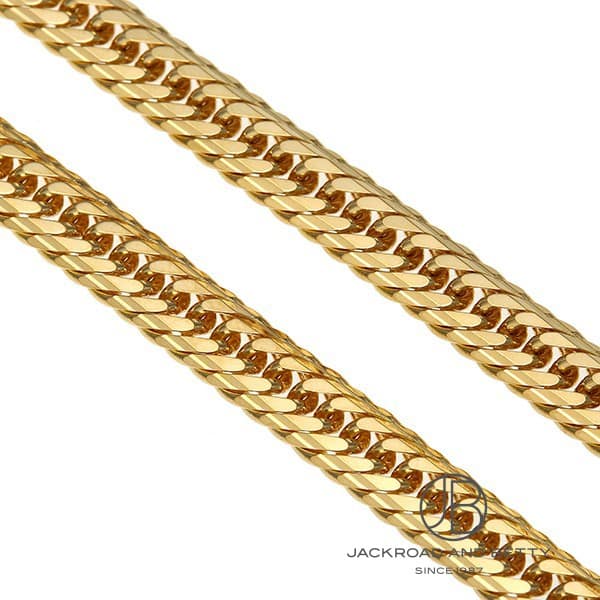 K18 14面 トリプル 25g 50cm ネックレス 造幣局刻印有り[] Kihei