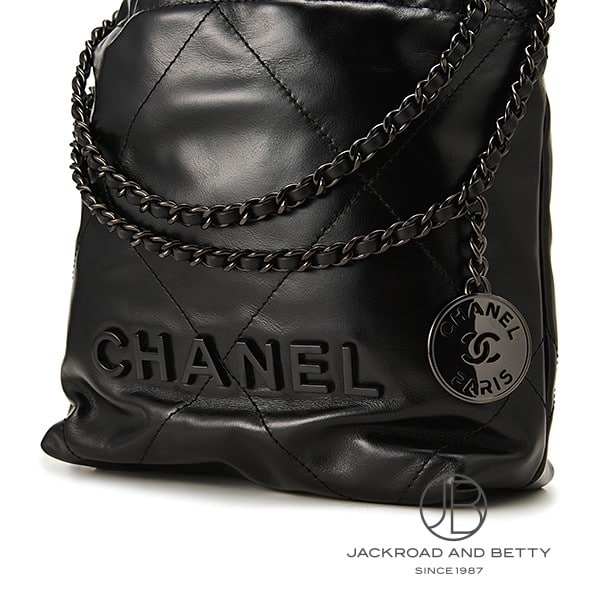 CHANEL 22 ミニ ハンドバック ブラック 黒[AS3980 B09220 94305