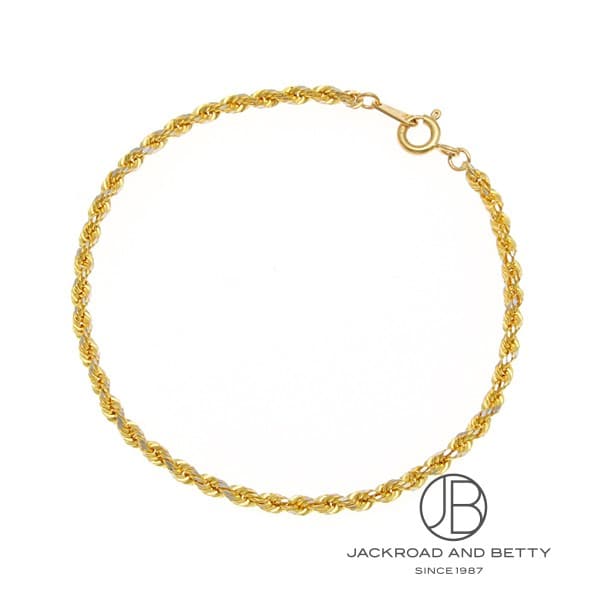 K18 ロープ チェーン ブレスレット[050COVDOT] K18 Chain Bracelet