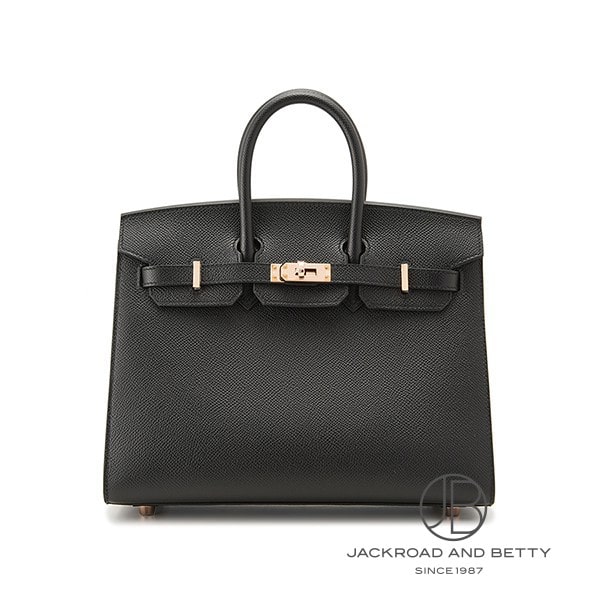バーキン25 セリエ 外縫い ノワール ブラック 黒[] Birkin25 Sellier